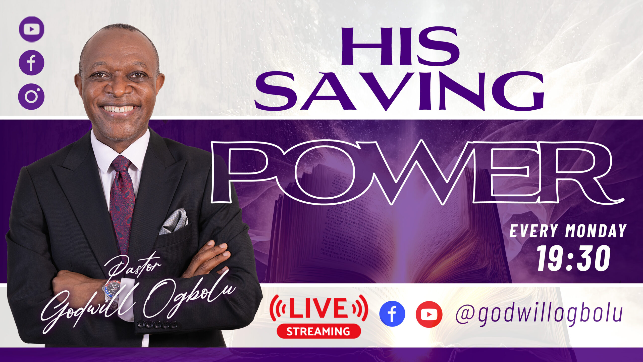 His saving power
